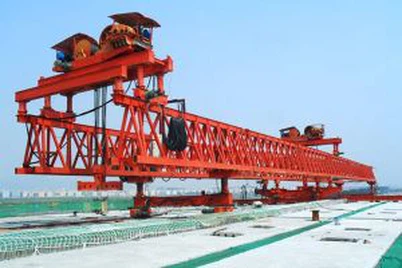 100 ton lancering liggerbrugconstructie